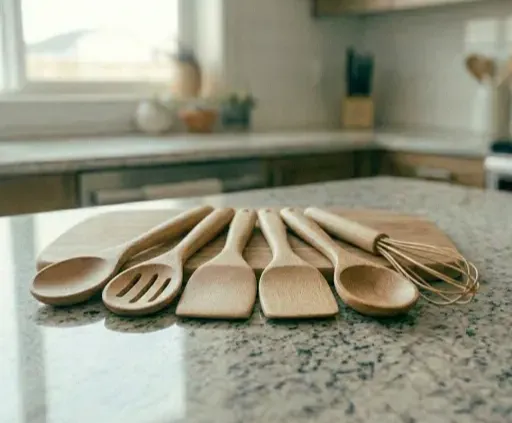 Wooden Kitchen Spoon Set